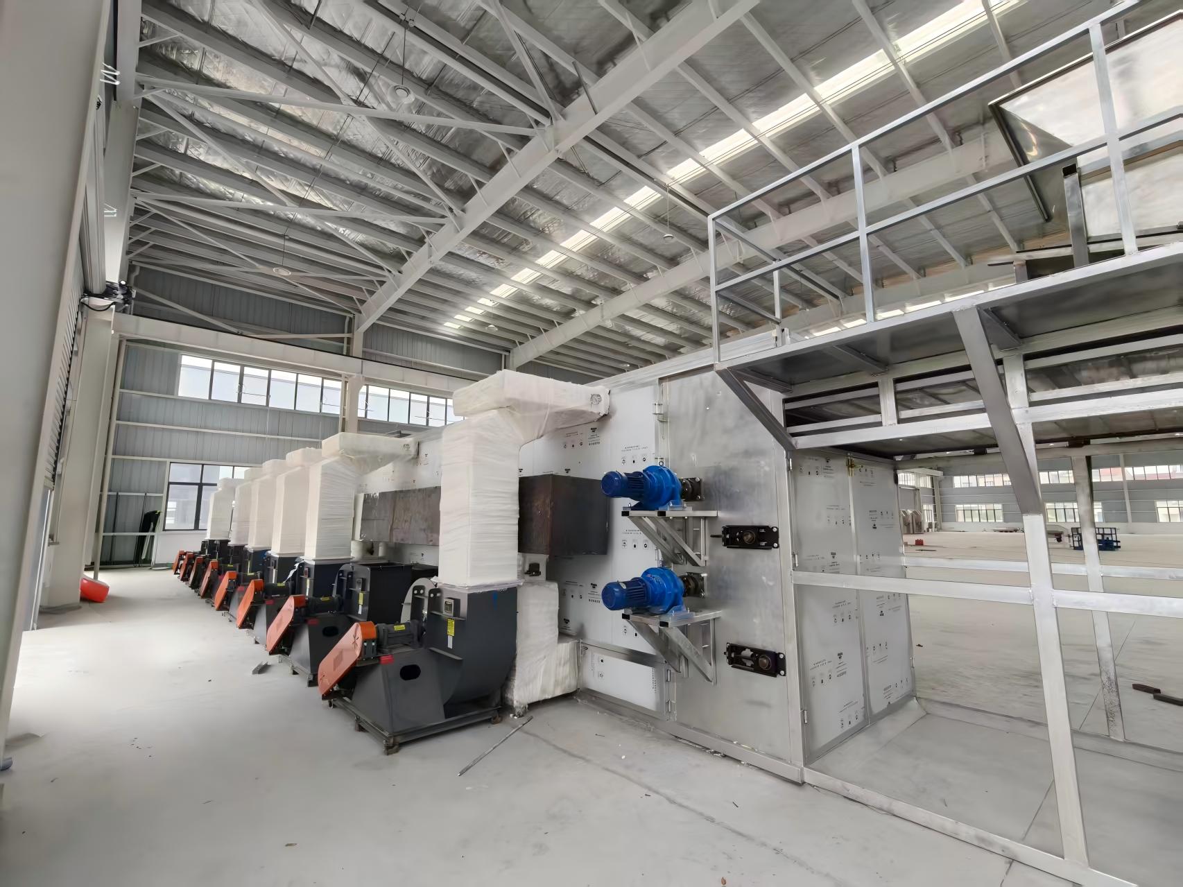 Industrial production line interior